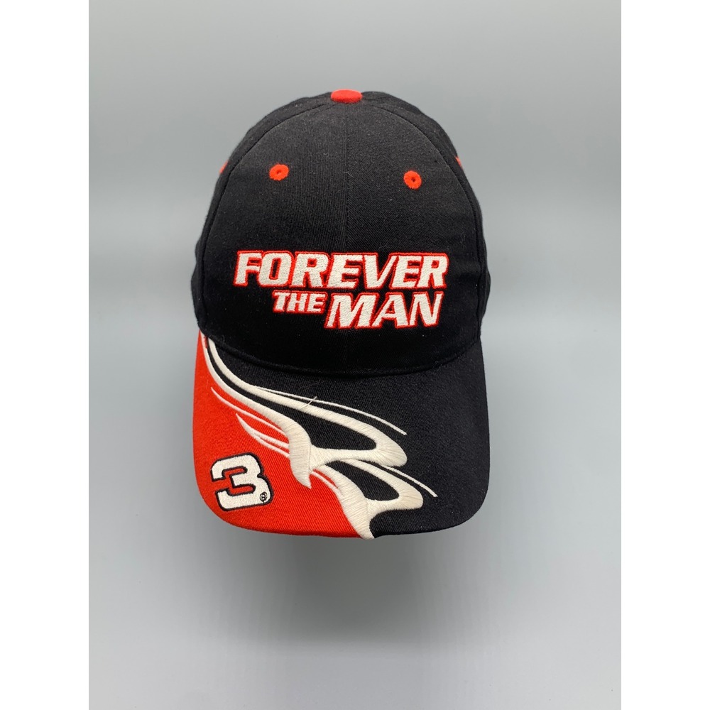 Winners Circle Dale Earnhardt Forever The Man NASCAR Hat Black Red‎ 3 Mens OSFM